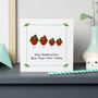 Robin Family Personalised Christmas Cards, thumbnail 1 of 6