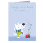 Dancing Dog Birthday Card, thumbnail 2 of 5