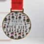 Personalised Nice List Medal, thumbnail 1 of 5