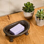 Cast Iron Roll Top Bath Soap Dish, thumbnail 1 of 5