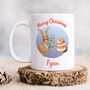 Rabbit And Guinea Pig Christmas Mug With Hot Choc Kit, thumbnail 2 of 3