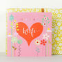 Floral Wife Greetings Card, thumbnail 5 of 5
