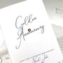 50th Golden Jewel Personalised Anniversary Card, thumbnail 1 of 6