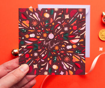 Merry Christmas Confetti Card, 2 of 6