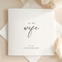 Luxury Anniversay Card For Wife With Wax Seal, thumbnail 8 of 9