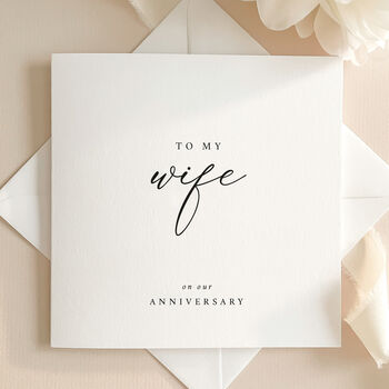 Luxury Anniversay Card For Wife With Wax Seal, 8 of 9