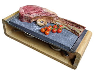 Black Rock Grill Sharing Steak Stones Grill Set By Black Rock Grill ...