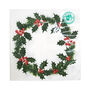 Large Holly Wreath Paper Christmas Napkins Pack Of 20, thumbnail 3 of 3