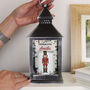 Personalised Christmas Nutcracker Black Lantern, thumbnail 3 of 6