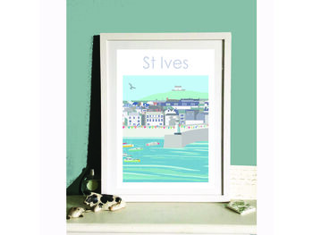St Ives Town Cornwall Print, 3 of 5