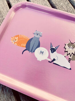 All The Cats Small Wooden Tray, 3 of 7