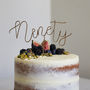 Ninety Wire Birthday Cake Topper, thumbnail 1 of 6