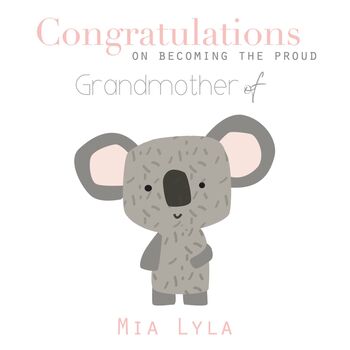 Congratulations On Becoming Grandparent's Greeting Card, 9 of 9