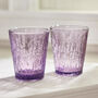 Set Of Four Vintage Embossed Tumblers, thumbnail 3 of 6