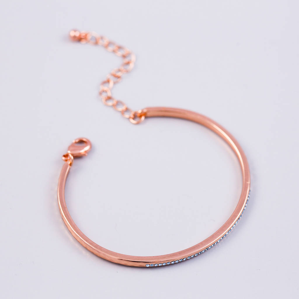 Bangle Made With Swarovski Crystals By J&S Jewellery