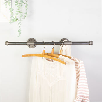 Industrial Steel Pipe Clothes Rail, 3 of 7
