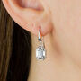 Sterling Silver Twinkling Cz Drop Earrings, thumbnail 1 of 8