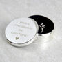 Personalised Silver Engagement And Wedding Ring Box, thumbnail 5 of 9