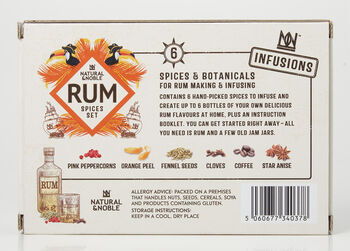Six Rum Spices And Botanicals Infusions Kit, 7 of 8