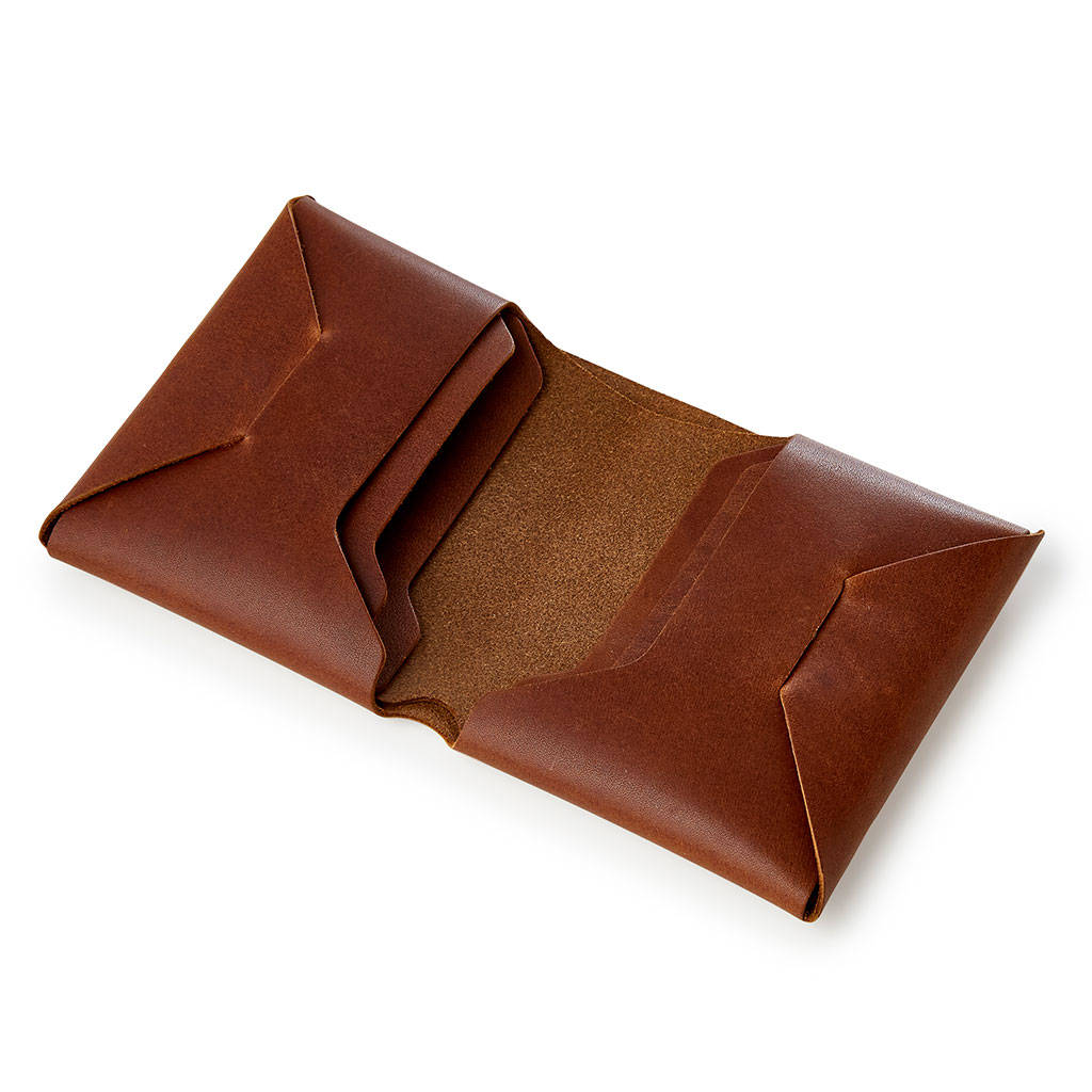 Personalised Origami Leather Wallet By Man Gun Bear ...