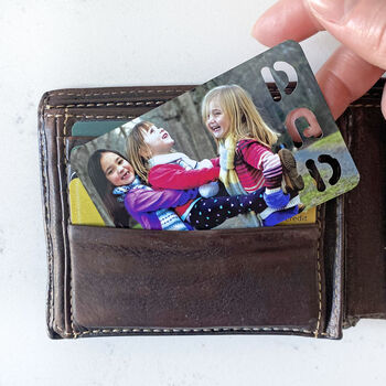Personalised Dad Metal Photo Wallet Card, 3 of 6