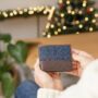 Harris Tweed Personalised Bifold Leather Wallet Christmas Gift For Him Or Her, thumbnail 1 of 10