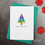 Bright Modern Christmas Tree Cards, thumbnail 1 of 3