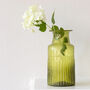 Petite Recycled Green Glass Vase, thumbnail 1 of 5