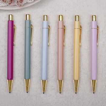 Light Pink And Gold Ballpoint Pen, 4 of 4