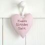 Personalised Mini Hanging Heart Birthday Gift For Her, thumbnail 10 of 12