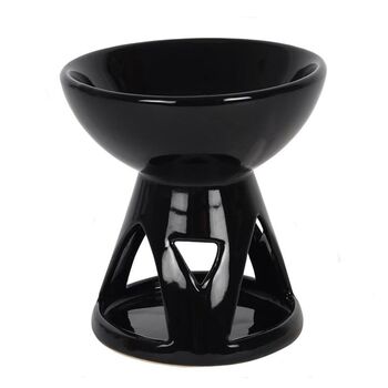 Black Deep Bowl Oil Burner And Wax Warmer, 2 of 4