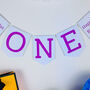 One Birthday Party Banner Decoration, thumbnail 2 of 5