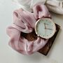 Handmade Pink Changeable Elastic Women Wristwatch, thumbnail 4 of 7