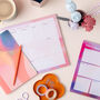 A5 Lined Notebook Abstract Pink, thumbnail 3 of 4