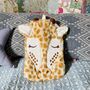 Sleepy Giraffe Hot Water Bottle And Cover, thumbnail 1 of 3