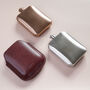 Copper Hip Flask With Vintage Leather Sleeve, thumbnail 8 of 12