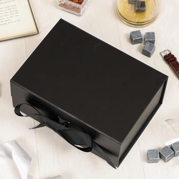 Dad's Personalised Luxury Grey Trio Watch Case, 6 of 8