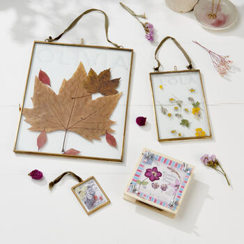 Personalised Flower Press And Frame Craft Kit, 4 of 7