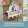 Personalised Stainless Steel Bbq Tool Rack, thumbnail 2 of 7