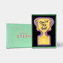 Personalised You're The Best Trophy Letterbox Cookie, thumbnail 3 of 8