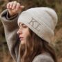 Personalised Super Soft Ribbed Beanie With Initials, thumbnail 5 of 5