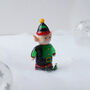 Artisan Glass Elf In Gift Box, thumbnail 1 of 4