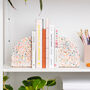 Arch Rainbow Design Terrazzo Bookends, thumbnail 1 of 8