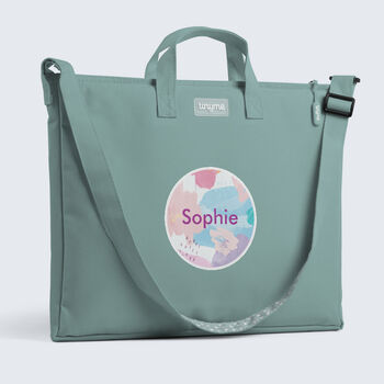 Personalised Painterly Design Kids Book Bag, 8 of 9