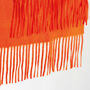 Pure Cashmere Scarf Orange, thumbnail 3 of 8