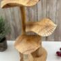 Large Hand Carved Wooden Bali Mushroom Set, thumbnail 7 of 11