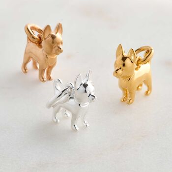 Chihuahua Silver Dog Charm, 2 of 12