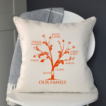 Personalised Family Tree Cushion, 7 of 10