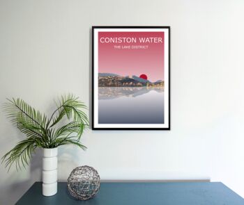 Coniston Water Lake District Art Print, 4 of 4