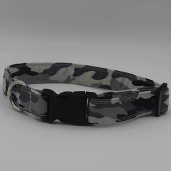 Grey Camouflage Dog Collar, 2 of 10